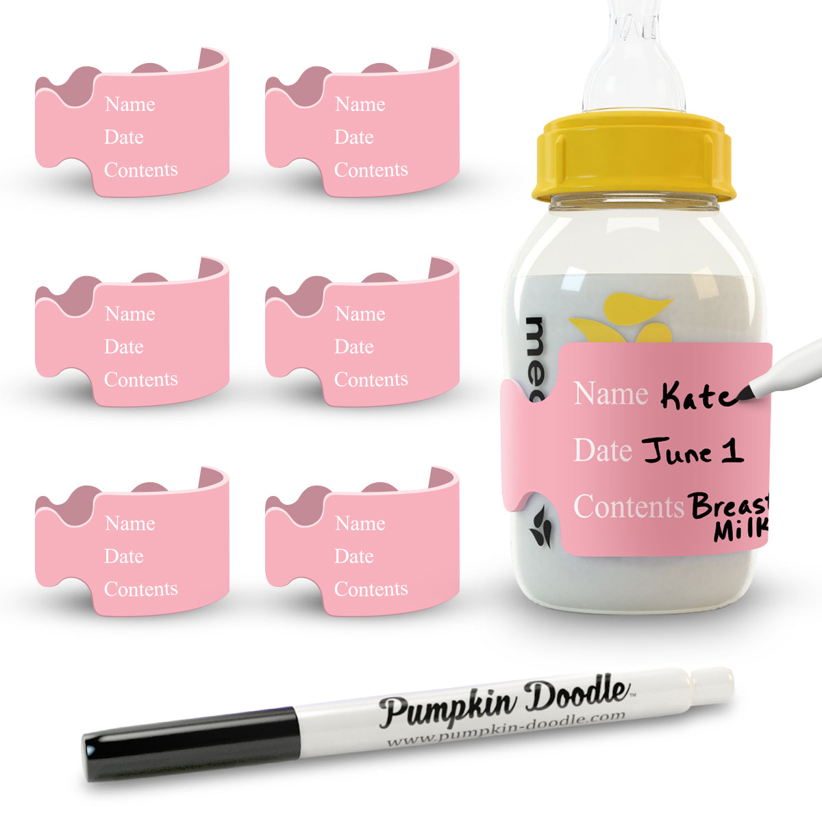 PACK of 2 Personalized Daycare Labels for Sippy Cups & Baby