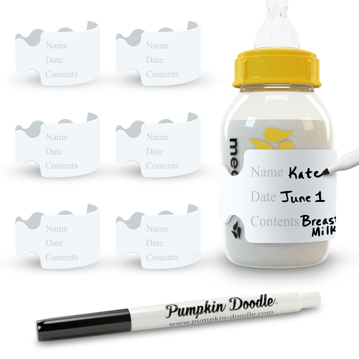 PACK of 2 Personalized Daycare Labels for Sippy Cups & Baby